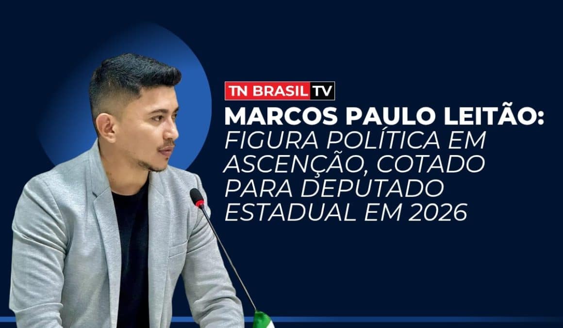 Marcos Paulo Leitão: figura política em ascenção, cotado para deputado estadual em 2026
