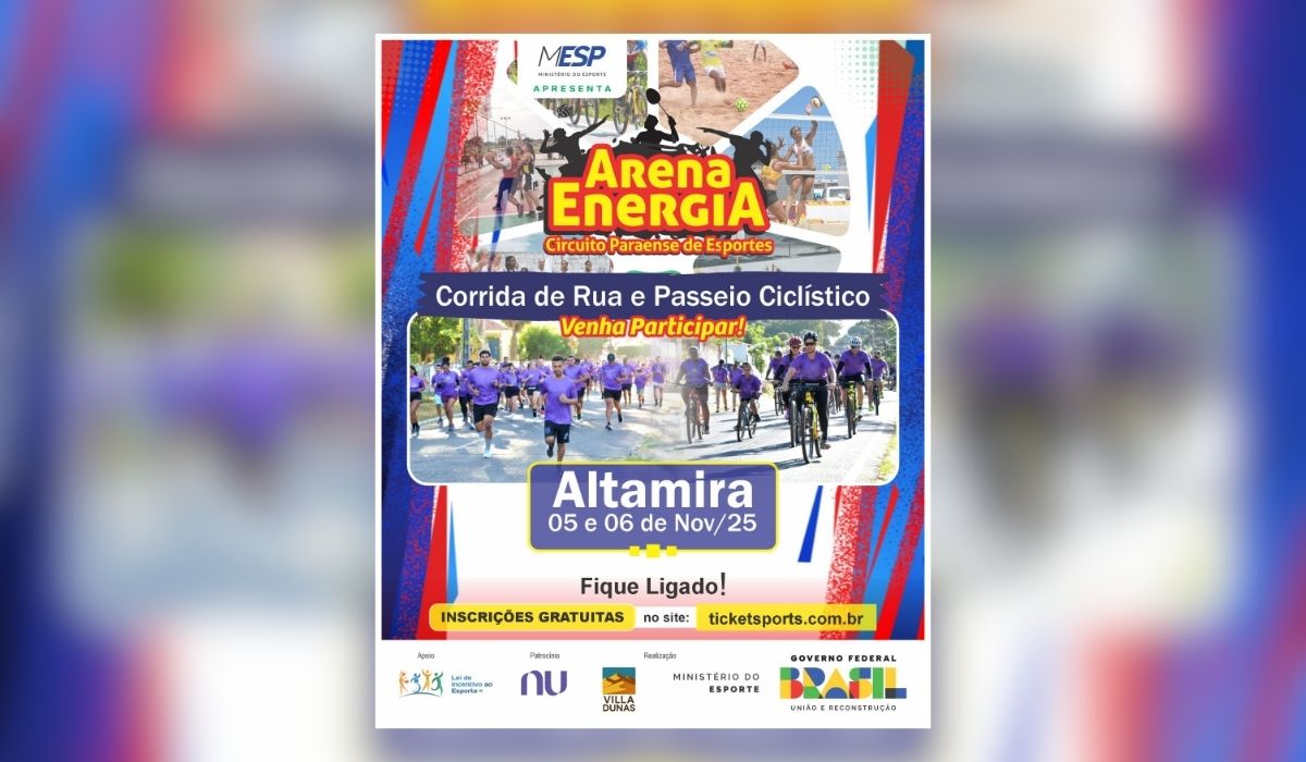 Altamira vai se transformar em uma arena de energia e movimento neste início de novembro