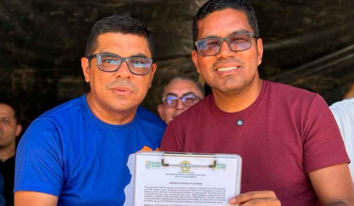 Ipixuna do Pará: prefeito Artemes Oliveira Assina Ordem de Serviço para Ginásio da Escola Castelo Branco