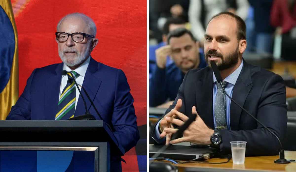 Lula lidera com ampla vantagem sobre Eduardo Bolsonaro, diz pesquisa