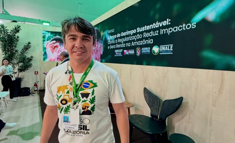 Deputado Wescley Tomaz na COP30: "Garimpo sustentável é possível, é legal e é urgente"