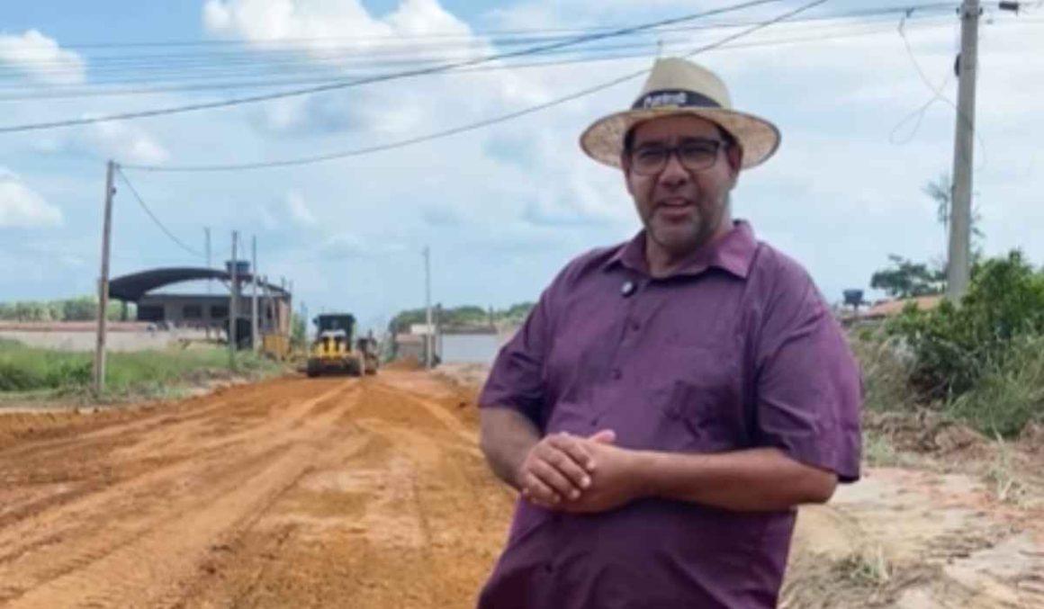 Tailândia: Miltinho Boiadeiro destaca avanço da terraplanagem no bairro Fluminense