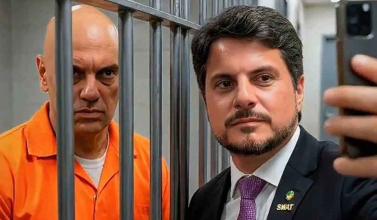 Marcos do Val faz vídeo de IA com Lula, Moraes e ministros presos