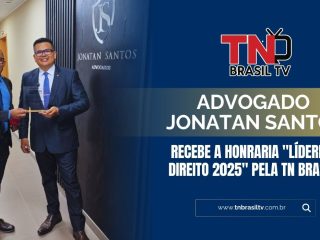 Advogado Jonatan Santos recebe a Honraria "Líderes do Direito 2025" pela TN Brasil TV
