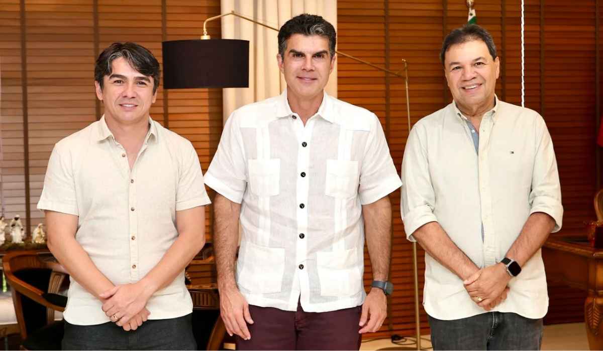 Wescley Tomaz articula demandas da região do Tapajós em reunião com Helder Barbalho e deputado Chicão