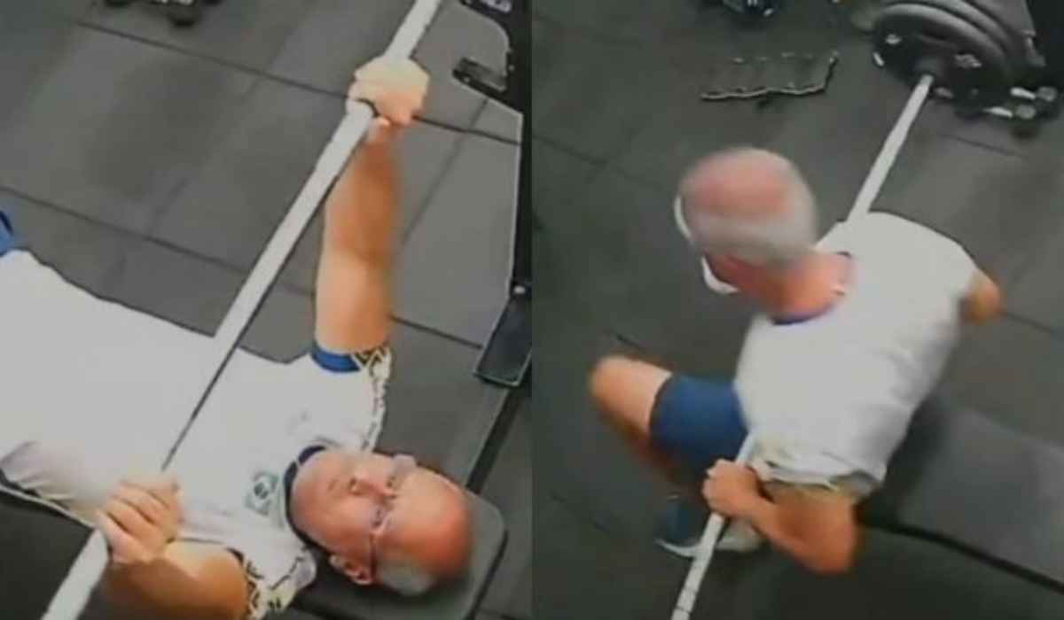 VÍDEO: Homem morre após ser atingido por barra de supino em academia