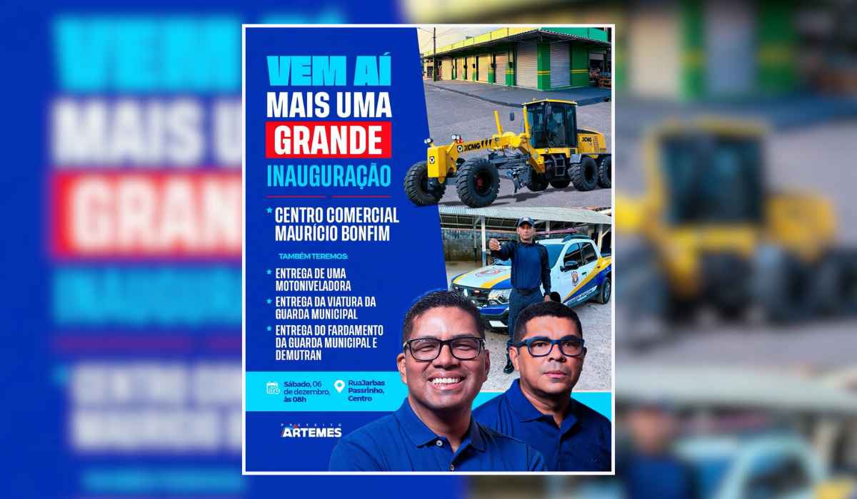 Ipixuna do Pará inaugura Centro Comercial Maurício Bonfim neste sábado, 6