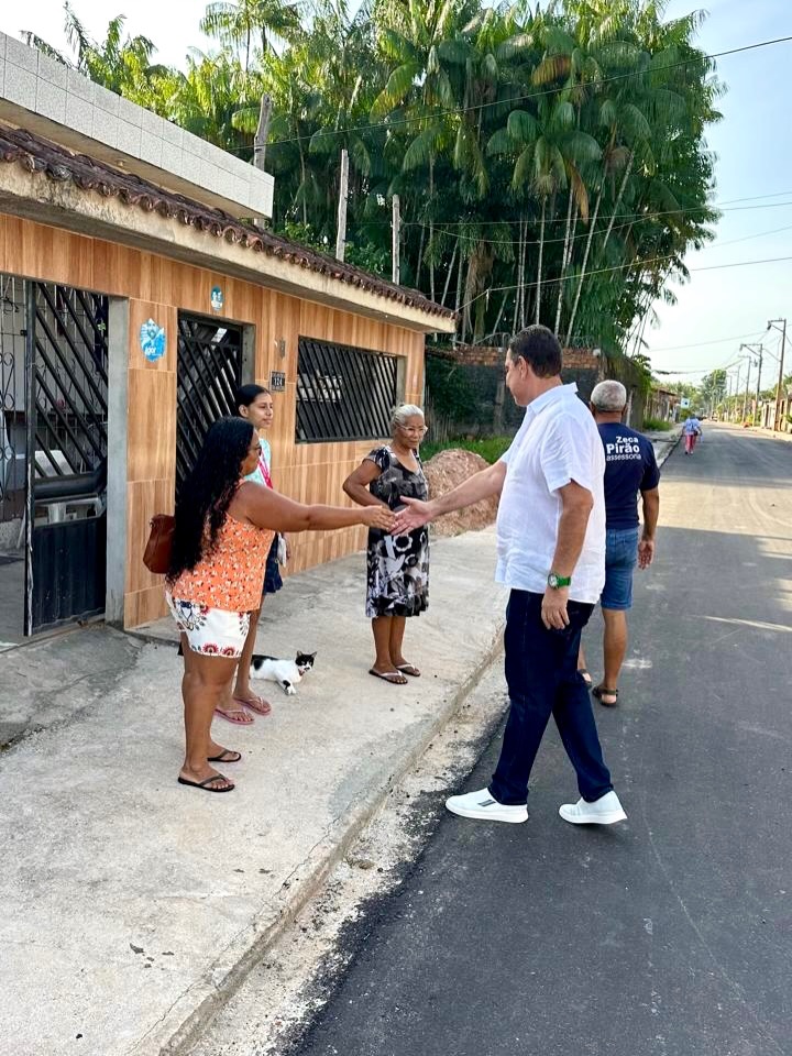 Mandato participativo | Zeca Pirão acompanha avanço de obras no bairro do Tapanã