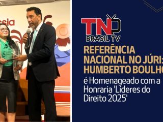 Referência Nacional no Júri: Humberto Boulhosa é Homenageado com a Honraria 'Líderes do Direito 2025'