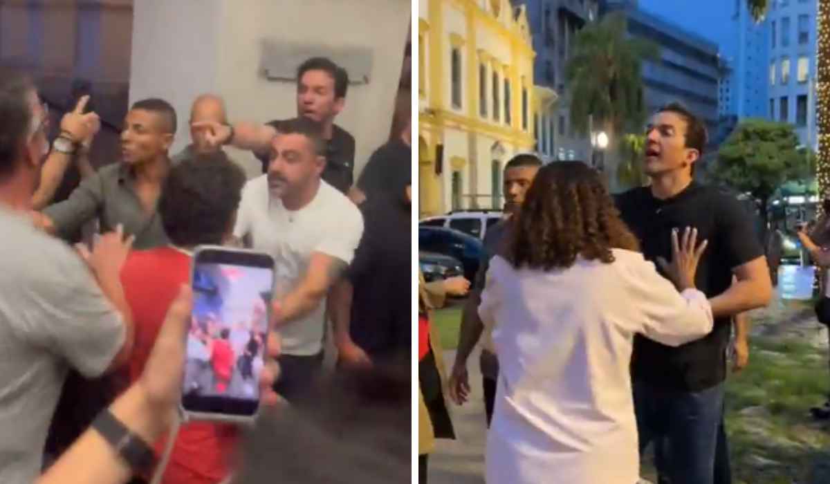 VÍDEO: Bolsonaristas caem na porrada com manifestantes em ato sobre 8/1