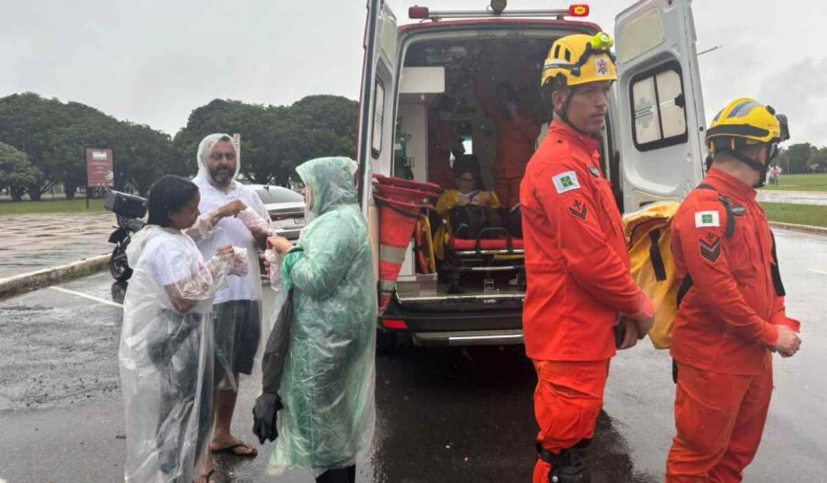 Número de vítimas de raio em ato bolsonarista é recorde Número de vítimas de raio em ato bolsonarista é recorde