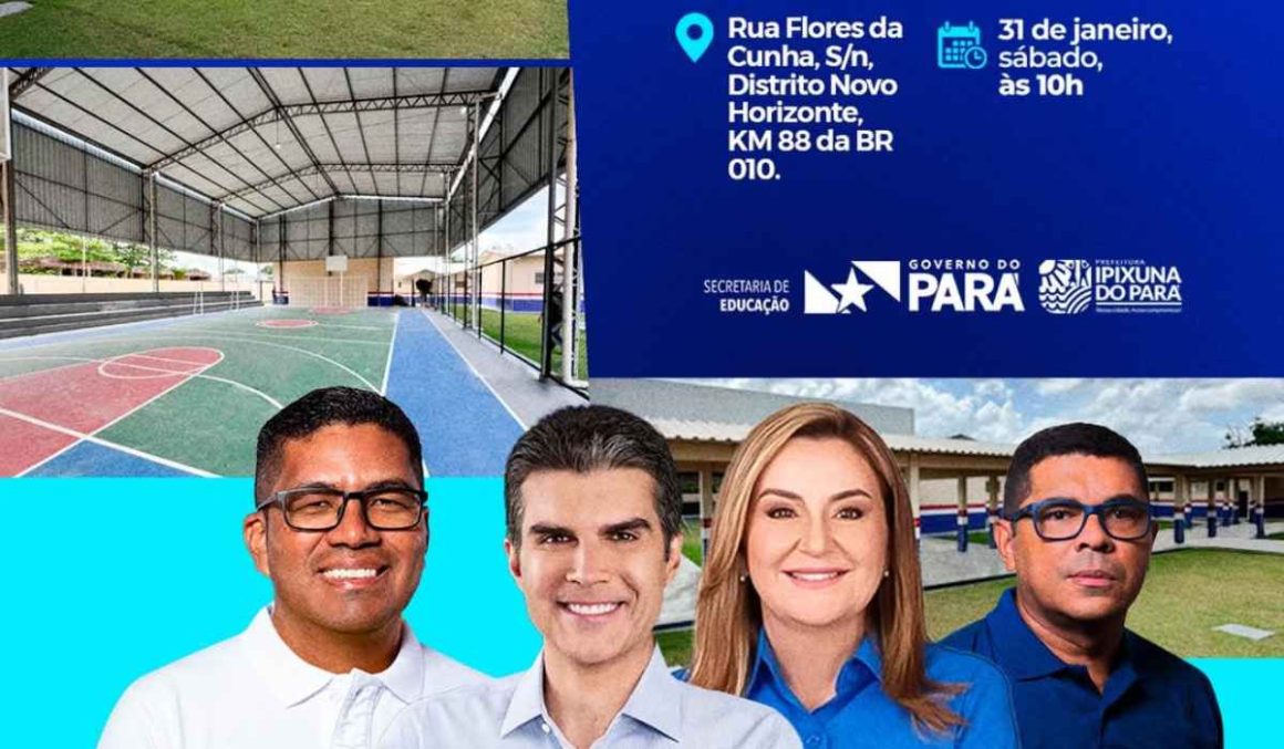 Novo Horizonte receberá escola estadual de ensino médio em Ipixuna do Pará Novo Horizonte receberá escola estadual de ensino médio em Ipixuna do Pará