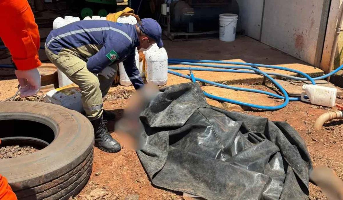 VÍDEO: Pneu de caminhão explode durante manutenção e trabalhador morre VÍDEO: Pneu de caminhão explode durante manutenção e trabalhador morre