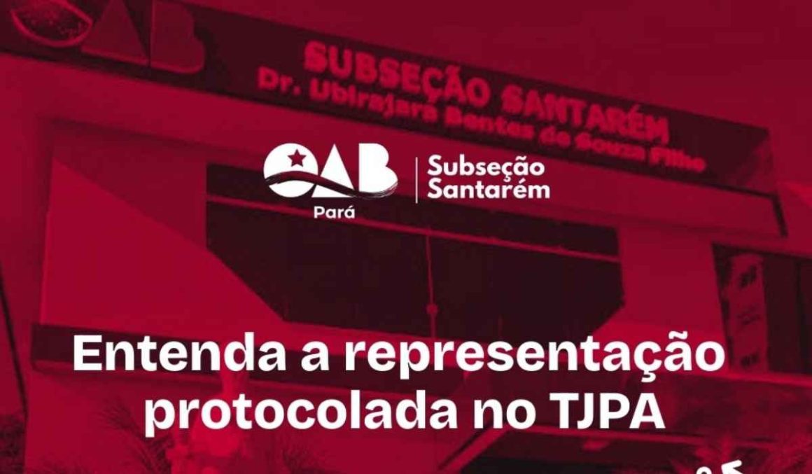 OAB Santarém protocola representação no TJPA sobre atuação de cartório OAB Santarém protocola representação no TJPA sobre atuação de cartório