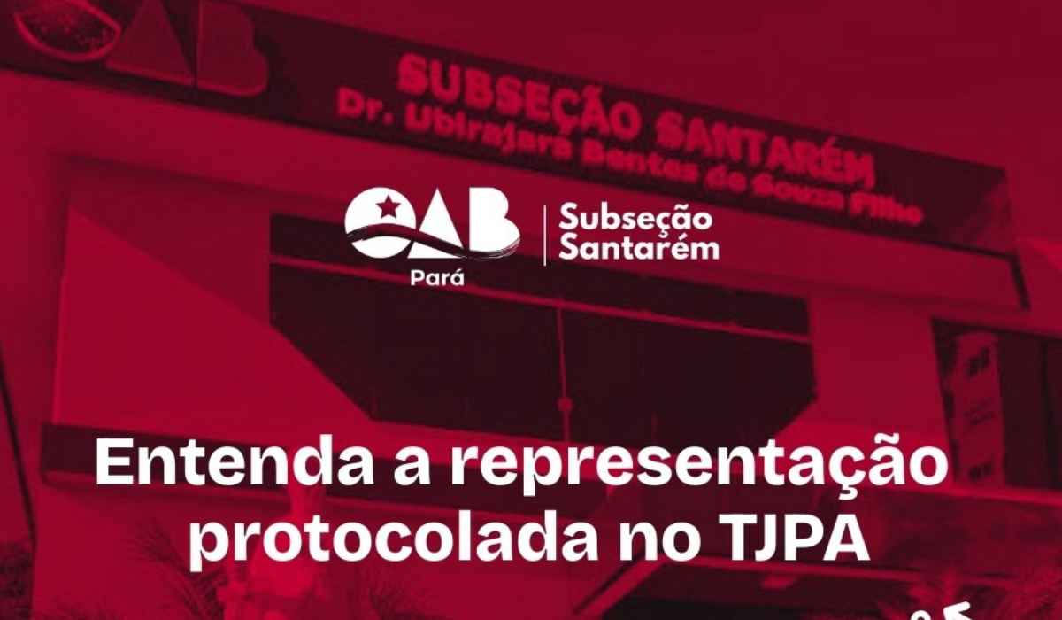 OAB Santarém protocola representação no TJPA sobre atuação de cartório