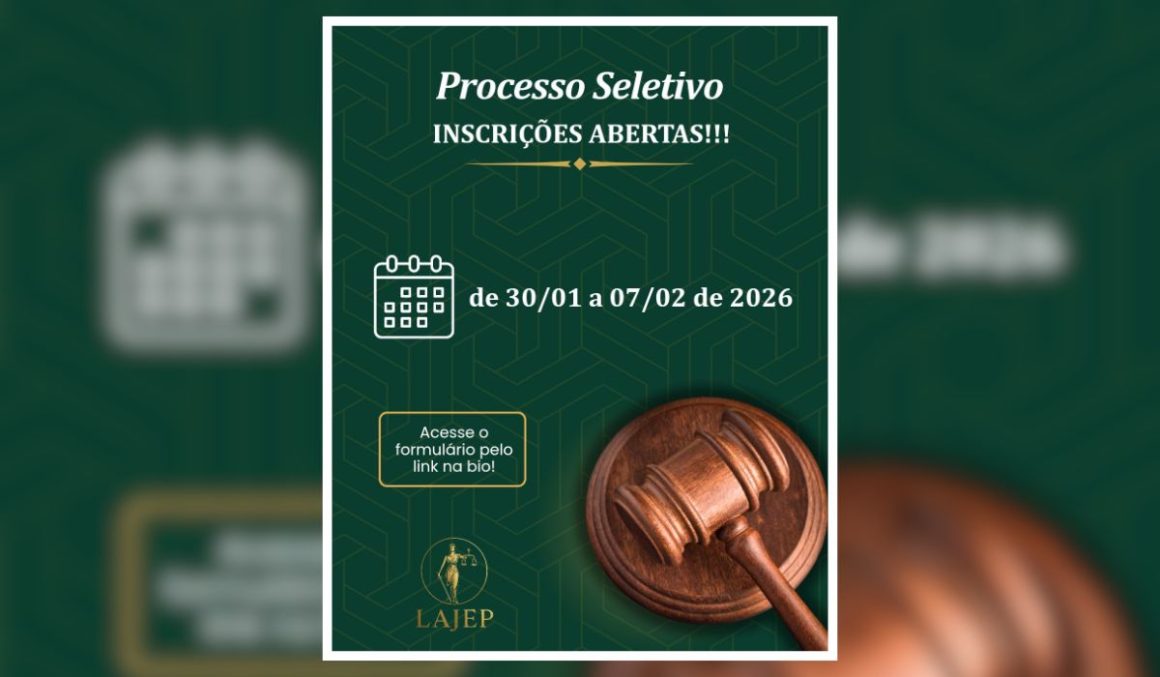 As inscrições para novos membros da Liga Acadêmica Jurídica Elo Penal – LAJEP estão abertas As inscrições para novos membros da Liga Acadêmica Jurídica Elo Penal – LAJEP estão abertas
