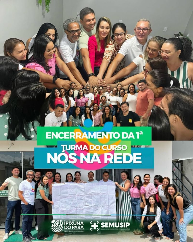 Ipixuna do Pará conclui capacitação em saúde mental para profissionais da rede municipal