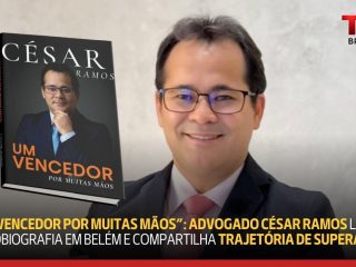 “Um Vencedor por Muitas Mãos”: Advogado César Ramos lança autobiografia em Belém e compartilha trajetória de superação