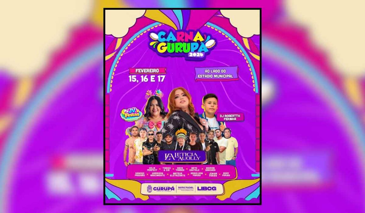 CarnaGurupá 2026 promete três dias de festa, cultura e grandes atrações no Marajó