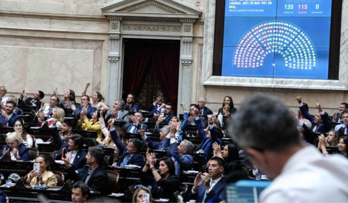 Câmara aprova reforma trabalhista de Milei na Argentina