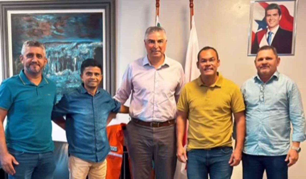 Deputado Lu Ogawa anuncia início da obra da ponte do Rio Taboca, em Viseu Deputado Lu Ogawa anuncia início da obra da ponte do Rio Taboca, em Viseu