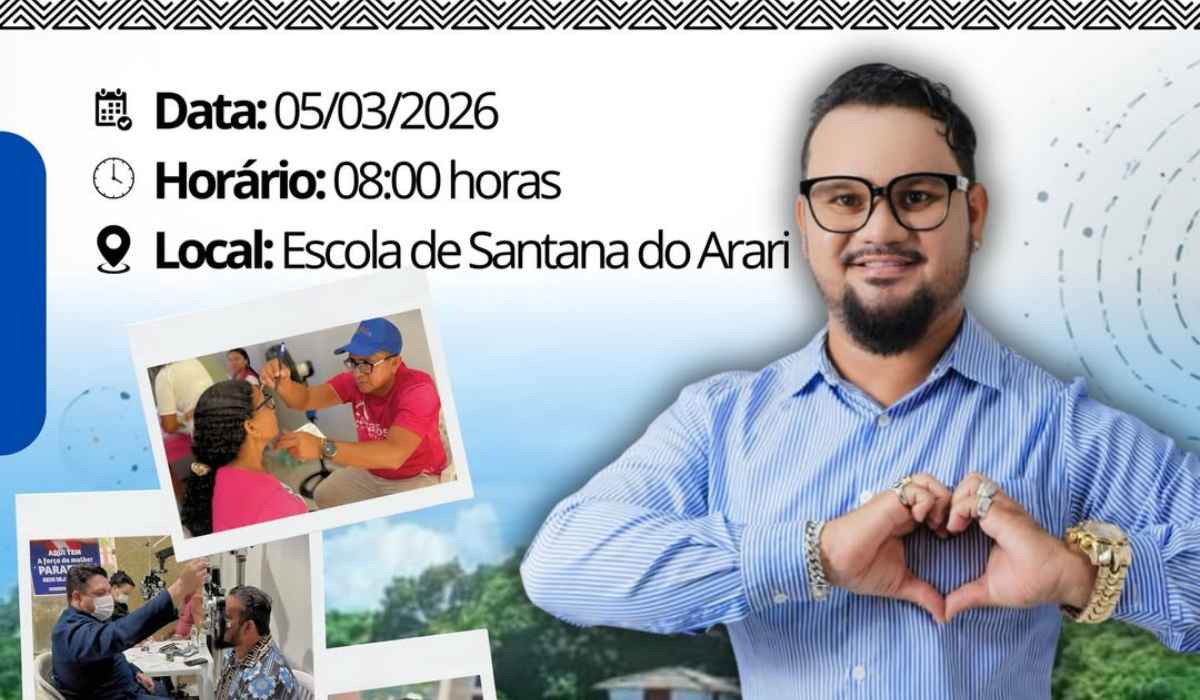 Professor Wagner Pereira promoverá ação com consultas e óculos gratuitos em Santana do Arari