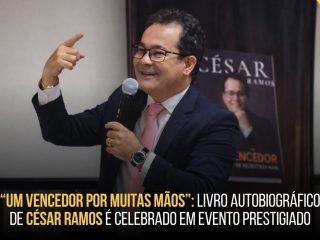 “Um Vencedor por Muitas Mãos”: Livro autobiográfico de César Ramos é celebrado em evento prestigiado