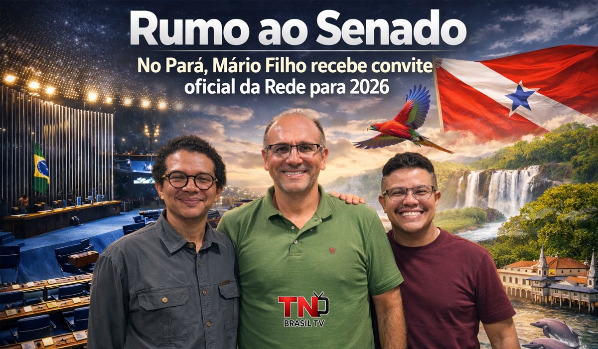 Rumo ao Senado: No Pará, Mário Filho recebe convite oficial da Rede para 2026
