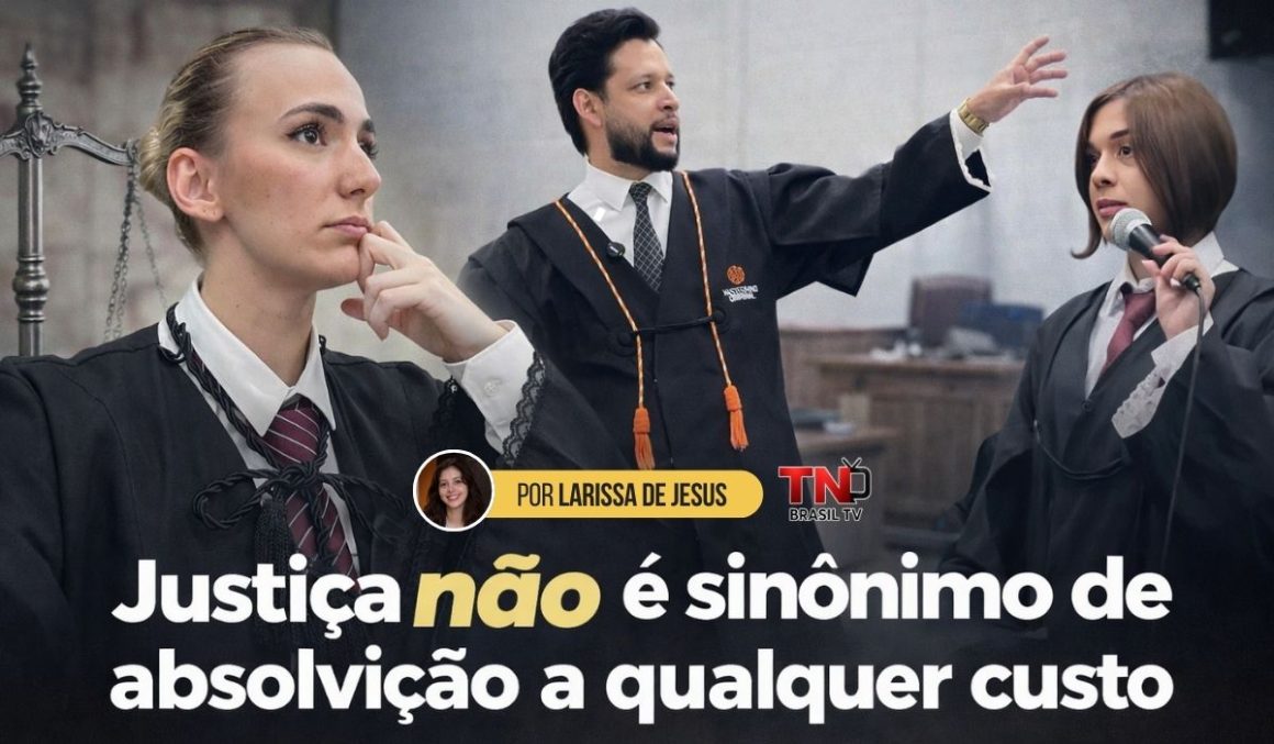 Justiça não e sinônimo de absolvição à qualquer custo. Justiça não e sinônimo de absolvição à qualquer custo.
