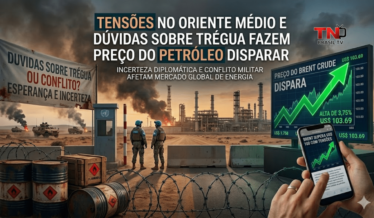 Tensões no Oriente Médio e dúvidas sobre trégua fazem preço do petróleo disparar
