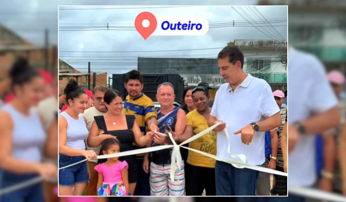 Compromisso cumprido: Zeca Pirão entrega obra de pavimentação em Outeiro