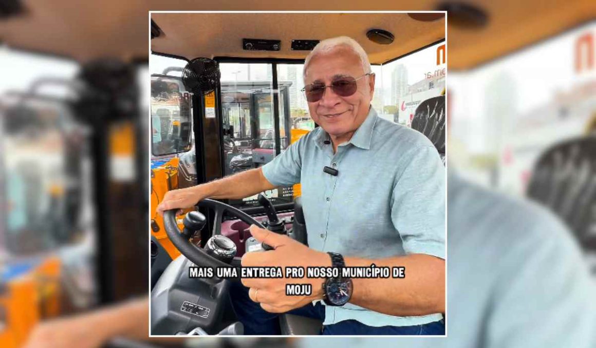 oju recebe nova pá carregadeira para reforçar infraestrutura do município