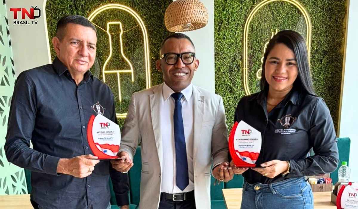 Antônio Gouvêa e Sthephanne Gouvêa recebem Prêmio TN Brasil TV: Destaques do Pará 2025