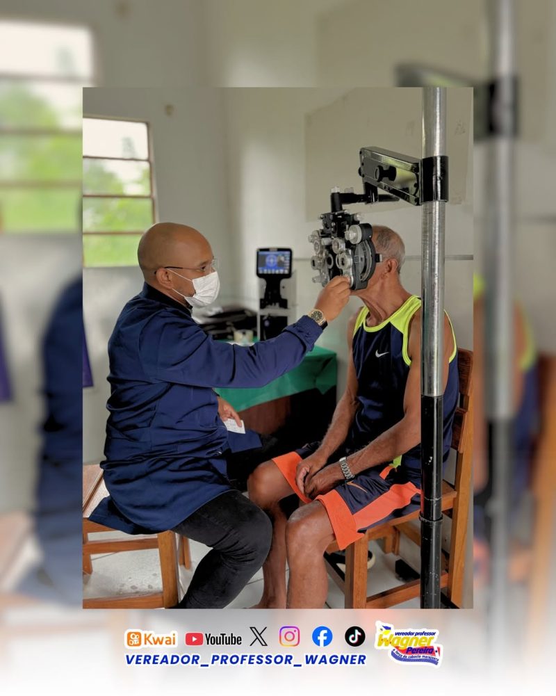 Vereador Wagner Pereira realiza ação de cidadania com consultas oftalmológicas e óculos gratuitos no Marajó