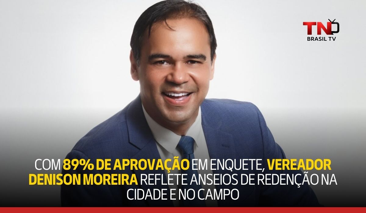 Com 89% de Aprovação em Enquete, Vereador Denison Moreira Reflete Anseios de Redenção na Cidade e no Campo