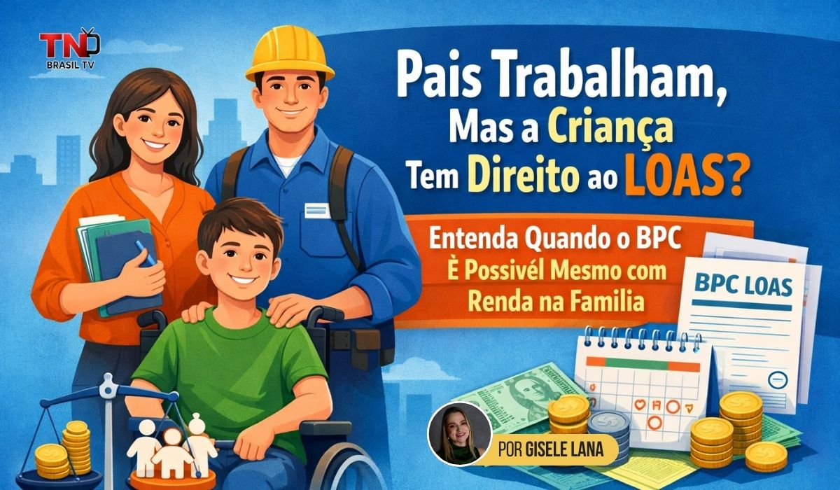 Pais Trabalham, Mas a Criança Tem Direito ao LOAS? Entenda Quando o BPC é Possível Mesmo com Renda na Família