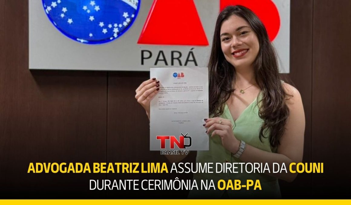 Advogada Beatriz Lima assume diretoria da COUNI durante cerimônia na OAB-PA