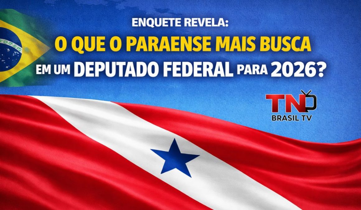 Enquete revela o principal atributo o eleitor paraense busca em um Deputado Federal para 2026