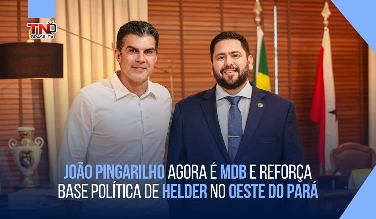 João Pingarilho agora é do MDB reforçando base política de Helder no Oeste do Pará