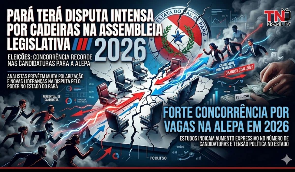 Pará terá disputa intensa por cadeiras na Assembleia Legislativa.