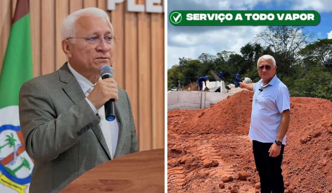 Serviço a todo vapor: prefeito Rubens Teixeira acompanha avanço de obras em Moju Fiscalização ativa: prefeito Rubens Teixeira acompanha avanço de obras em Moju