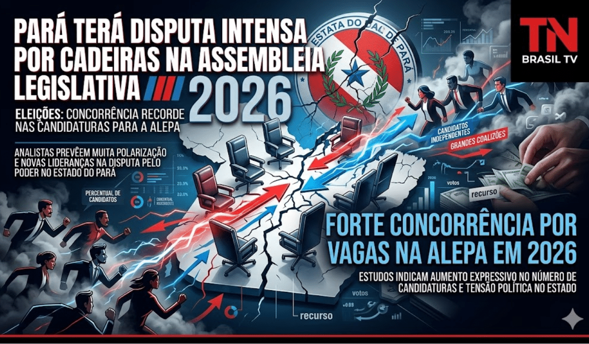 Pará terá disputa intensa por cadeiras na Assembleia Legislativa.