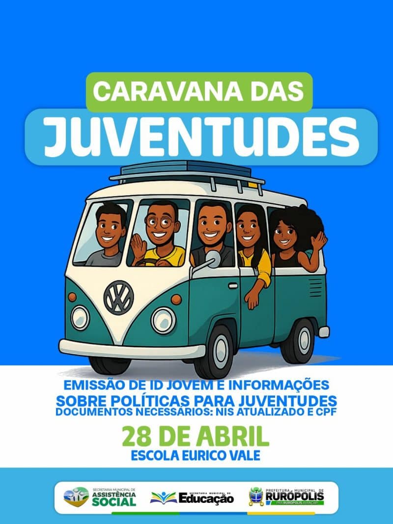 Juventude sem tempo não escolhe: o alerta que vem da Caravana da Juventude