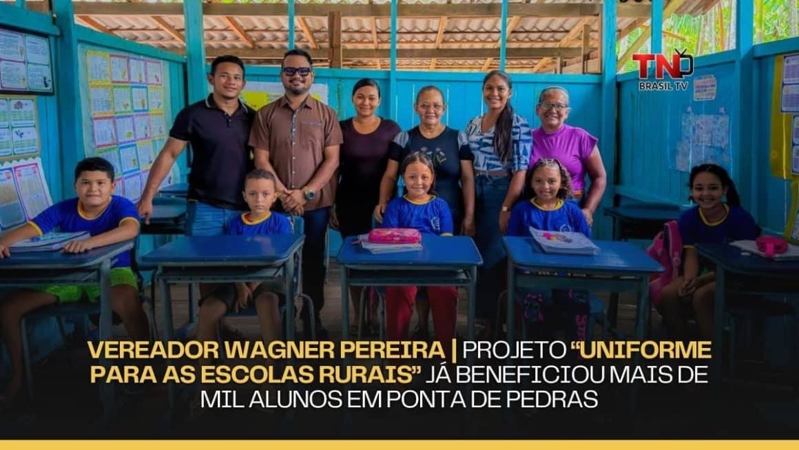 Vereador Wagner Pereira | Projeto “Uniforme para as Escolas Rurais” já beneficiou mais de mil alunos em Ponta de Pedras Vereador Wagner Pereira | Projeto “Uniforme para as Escolas Rurais” já beneficiou mais de mil alunos em Ponta de Pedras