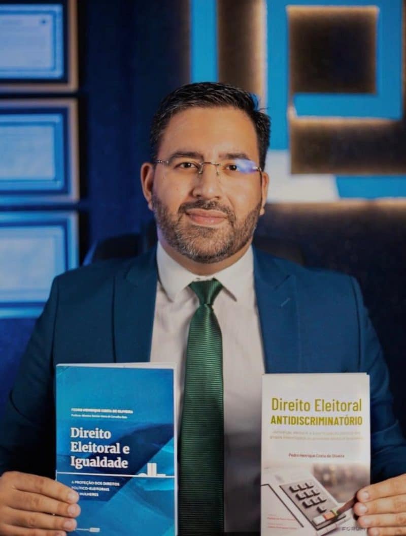 Advogado e professor, Pedro Henrique Costa de Oliveira promove lançamento do livro “Direito Eleitoral Antidiscriminatório”