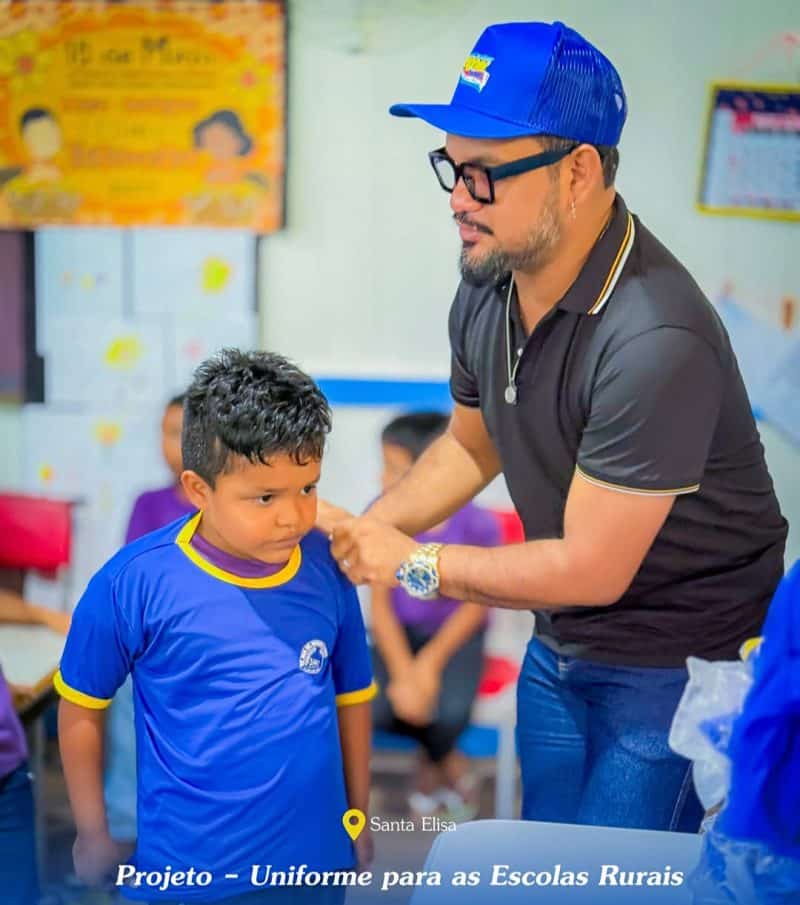 Vereador Wagner Pereira | Projeto “Uniforme para as Escolas Rurais” já beneficiou mais de mil alunos em Ponta de Pedras