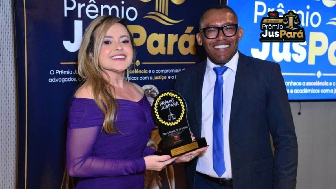 Prêmio JusPará destaca protagonismo da Defensora Pública Lisianne Rocha no cenário jurídico paraense Prêmio JusPará destaca protagonismo da Defensora Pública Lisianne Rocha no cenário jurídico paraense
