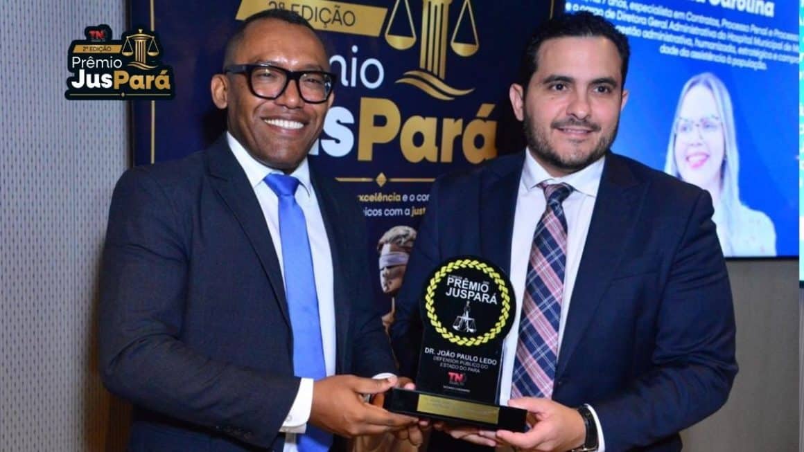 Prêmio JusPará homenageia atuação e liderança do defensor público João Paulo Ledo Prêmio JusPará homenageia atuação e liderança do defensor público João Paulo Ledo