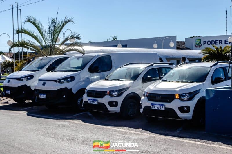 Destaque de Maio: gestão de Itonir Tavares reforça frota de secretarias com novos veículos em Jacundá