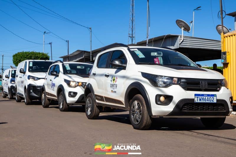 Destaque de Maio: gestão de Itonir Tavares reforça frota de secretarias com novos veículos em Jacundá